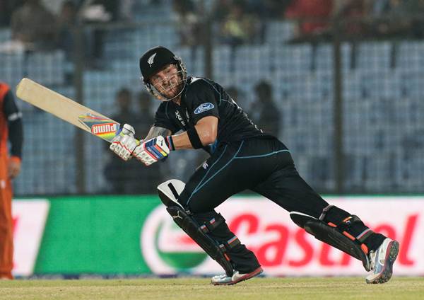 CHITTAGONG, BANGLADESH - MARCH 29: Brendon McCullum of New Zealand batting during the New Zealand v Netherlands match at the ICC World Twenty20 Bangladesh 2014 played at Zahur Ahmed Chowdhury Stadium on March 29, 2014 in Chittagong, Bangladesh. (Photo by Graham Crouch-IDI/IDI via Getty Images)