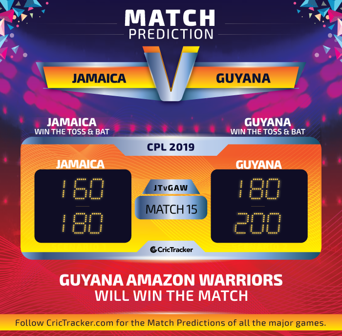 CPL-2019-JTvGAW-match-Prediction-Jamaica-Tallawahs-vs-Guyana-Amazon-Warriors