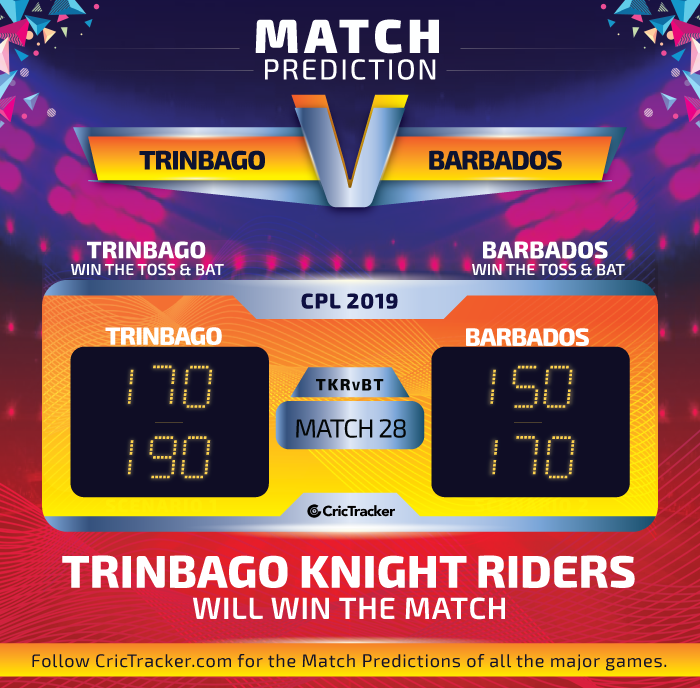 CPL-2019-TKRvBT-match-Prediction-Trinbago-Knight-Riders-vs-Barbados-Tridents