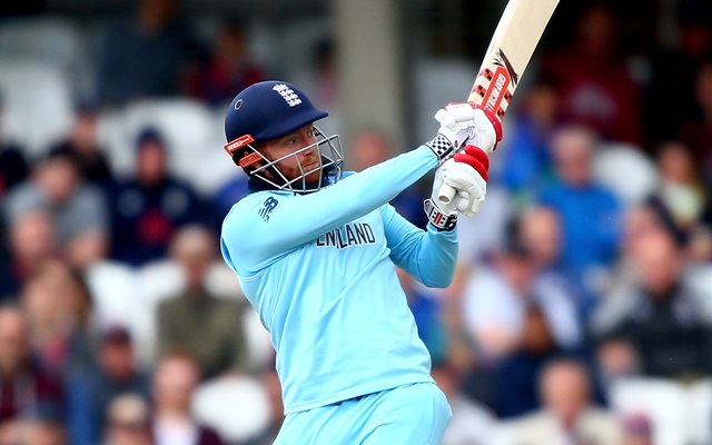LONDON, ENGLAND - MAY 27: Jonny Bairstow of England bats during the ICC Cricket World Cup 2019 Warm Up match between England and Afghanistan at The Kia Oval on May 27, 2019 in London, England. (Photo by Jordan Mansfield/Getty Images)