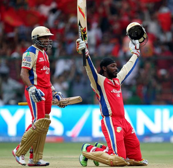 Dilshan and Chris Gayle