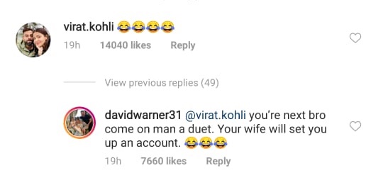 David Warner Insta