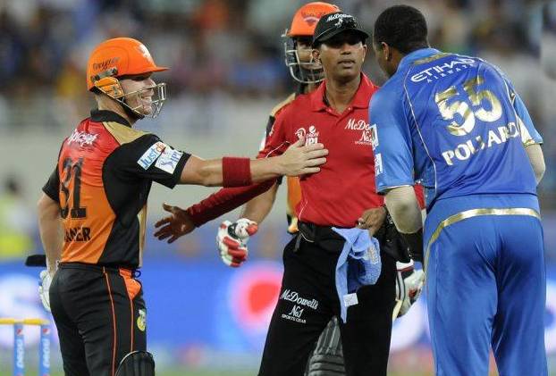 David Warner vs Kieron Pollard IPL