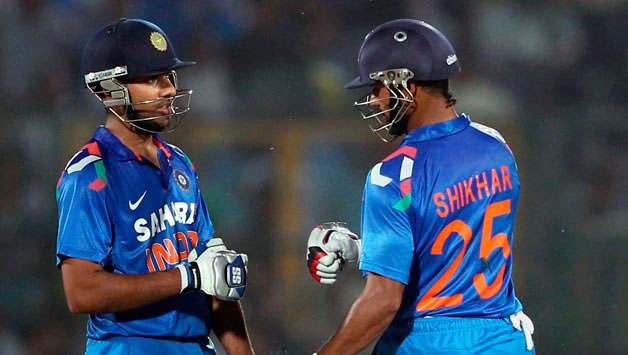 Shikhar Dhawan & Rohit Sharma during a Match (Picture Source: CricketCountry)