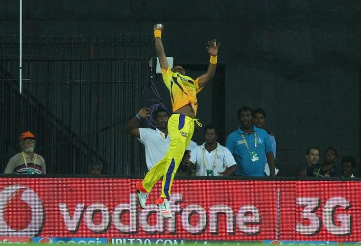 Dwayne Bravo Catch