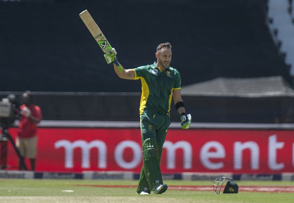 Faf Du Plessis of South Africa