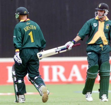 Kirsten a class act himself complemented his partner Herschelle Gibbs and the two hold the record for 9 opening partnerships of minimum hundred runs.(Photo Source: AFP)