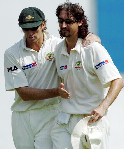 Glenn McGrath and Jason Gillespie