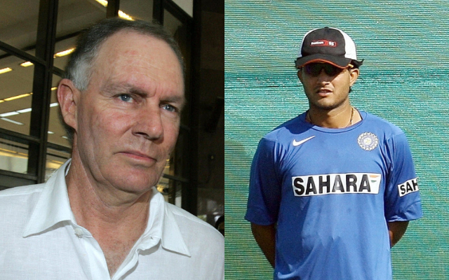 Greg Chappell and Sourav Ganguly