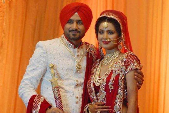 Harbhajan Singh and Geeta Basra