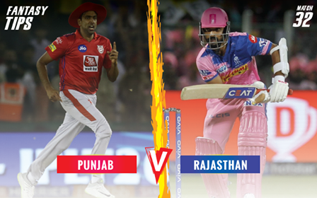 IPL 2019 KXIPvRR Fantasy Tips Kings XI Punjab vs Rajasthan Royals