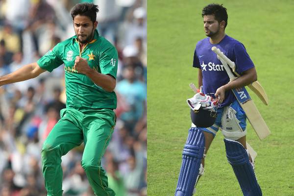 Imad Wasim vs Suresh Raina