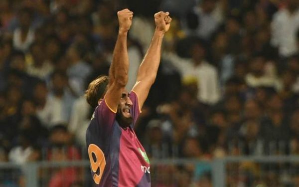 Imran Tahir of Rising Pune Supergiant