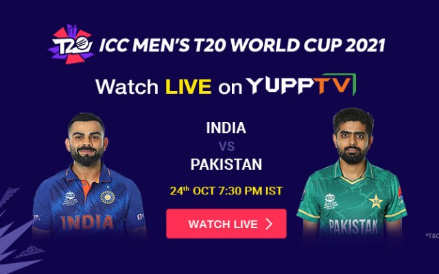 India vs Pakistan on YUPPTV