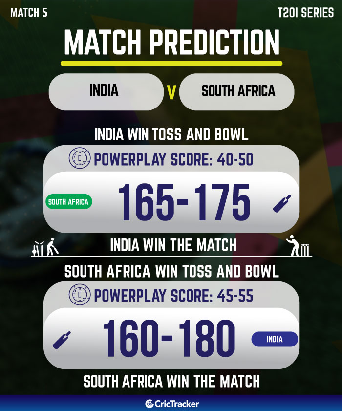 IND vs SA Today Match Prediction