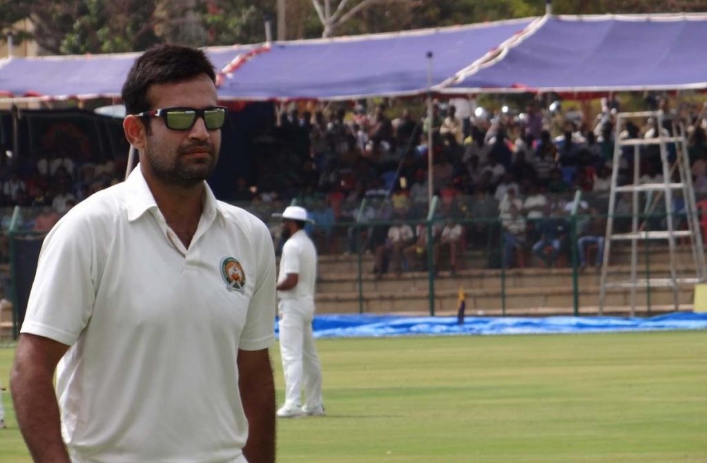 Irfan Pathan during Ranji Match in Mysore