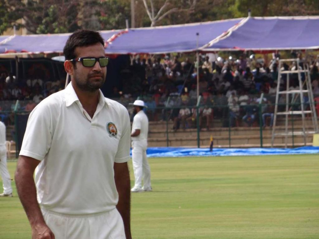 Irfan Pathan during Ranji Match