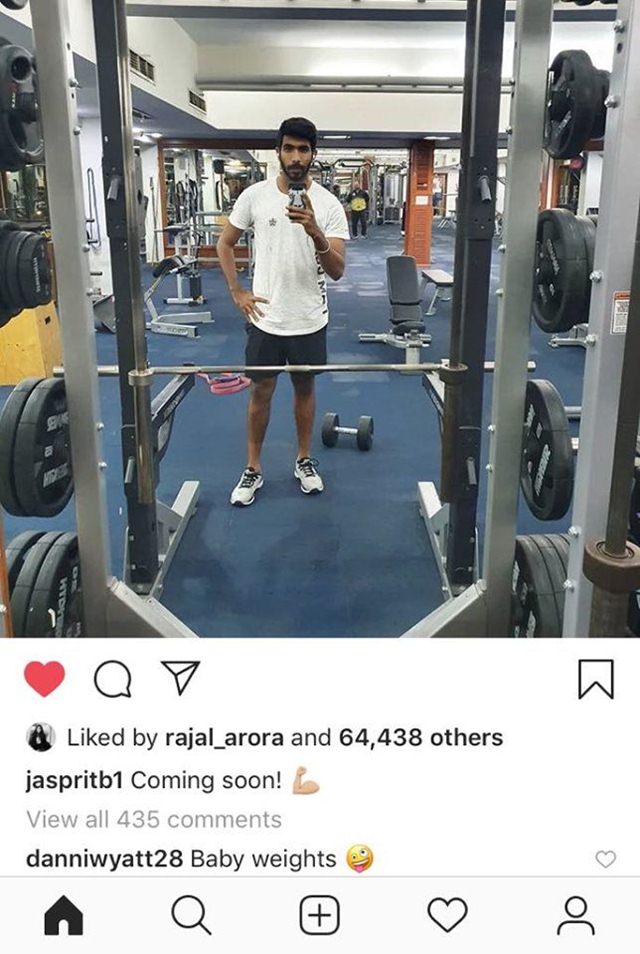 Jasprit Bumrah Instagram