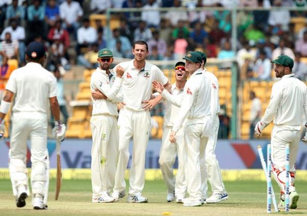 Josh Hazlewood of Australia