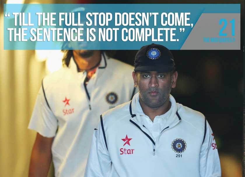 MS Dhoni Quote 22