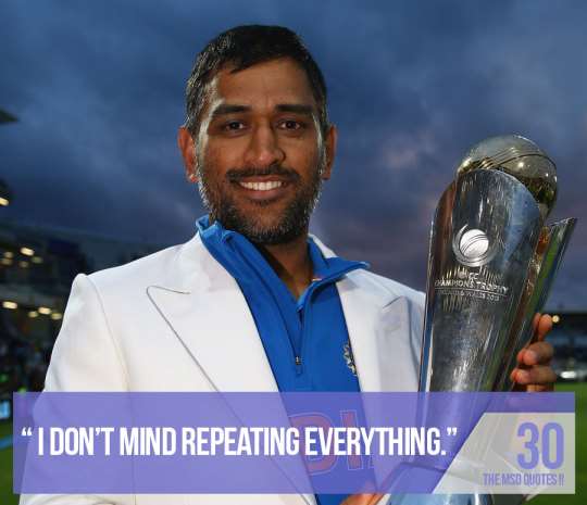 MS Dhoni Quote 30