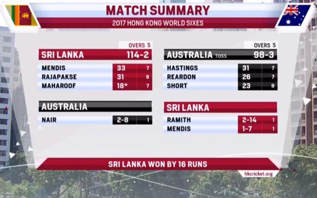Sri Lanka v Australia