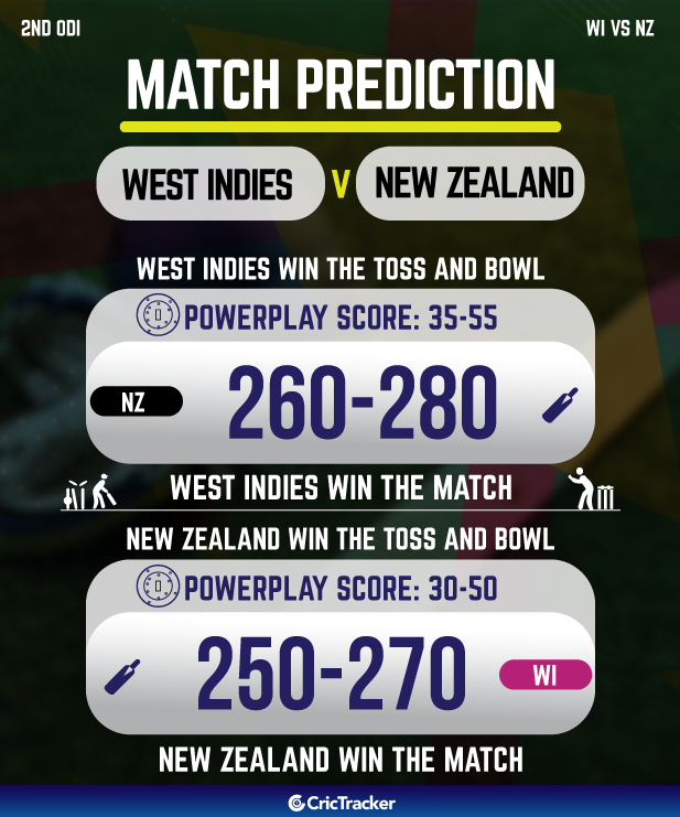 west indies vs new zealand who will win today 2nd ODI match prediction