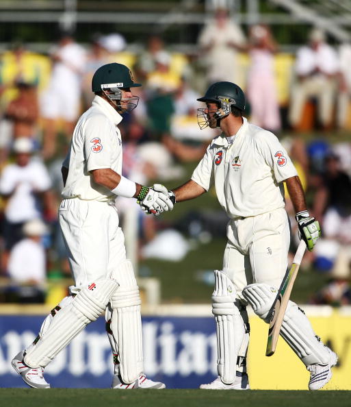 Matthew Hayden and Ricky Ponting