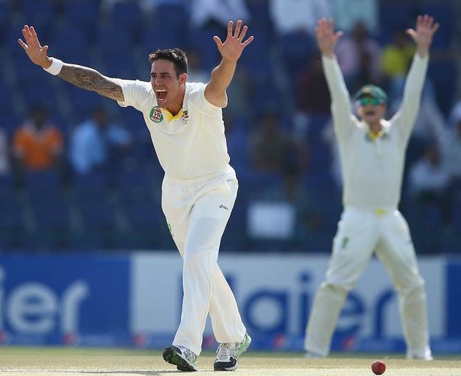 The left handed counterpart of Lasith Malinga, Mitchell Johnson bowls with the same slingy action and can be dangerous with ball swinging in both ways and also has a variety of yorkers to hit batsmen. (Photo Source: Getty Images)