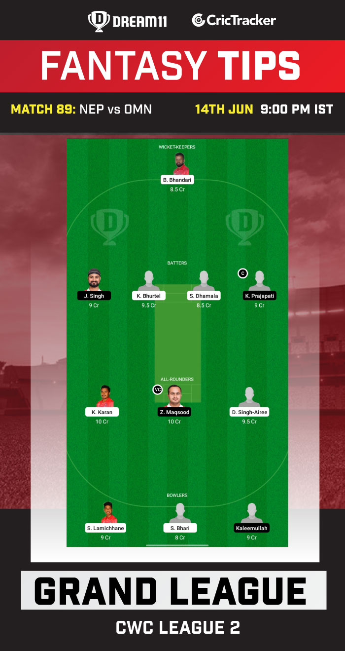 NEP vs OMN Dream11 Prediction