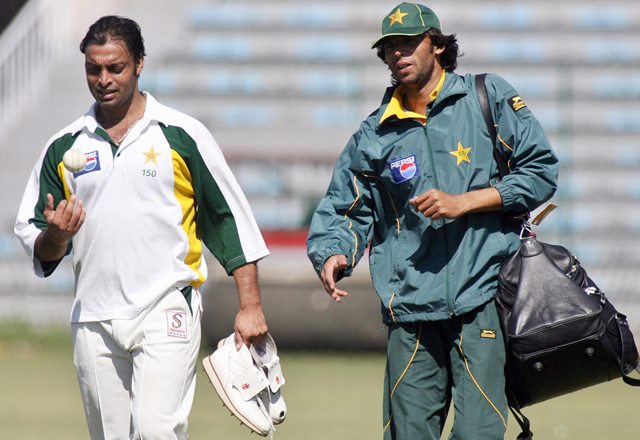 Shoaib Akhtar and Mohammad Asif 