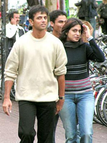 Rahul and Vijeeta Dravid