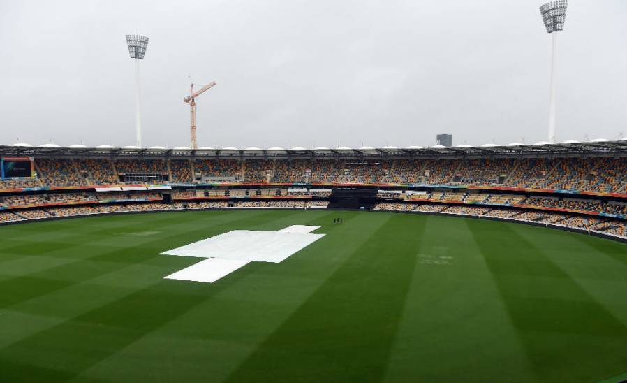 Rain in stadium