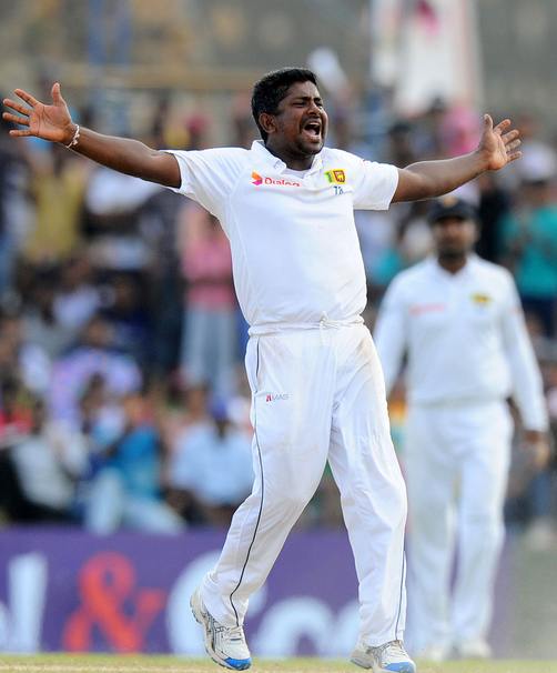 Rangana Herath of Sri Lanka