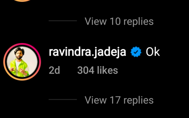 Ravindra Jadeja comment