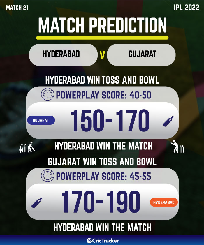 Match Prediction SRH vs GT