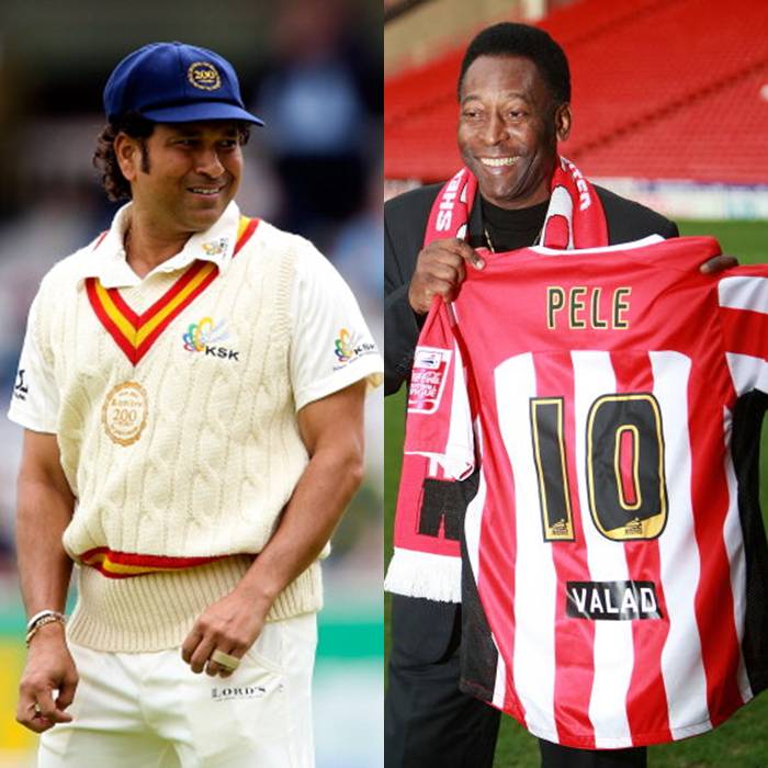 Sachin Tendulkar and Pele