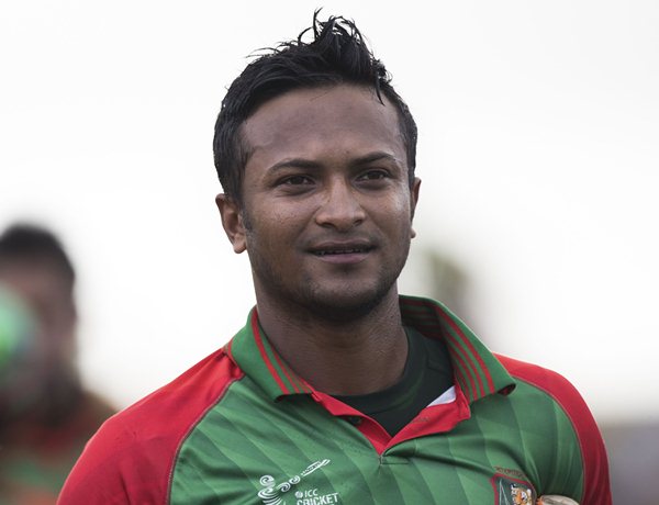 Shakib Al Hasan. AFP PHOTO / MARTY MELVILLE (Photo by Marty Melville/AFP/Getty Images)