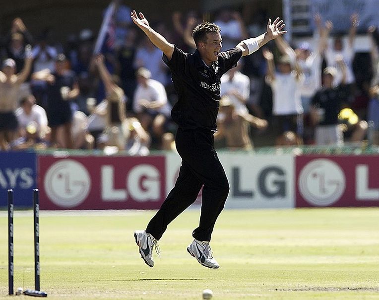 The cop turned fast bowler Shane Bond was one of the premier fast bowlers during his playing days. (Photo Source: Getty Images )