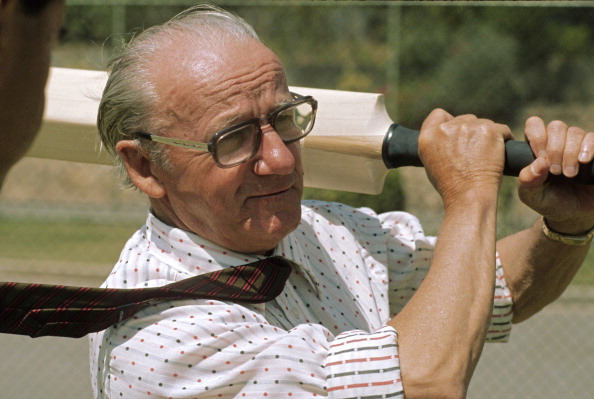 Sir Donald Bradman, Adelaide Oval December 1974-GettyImages-160638045