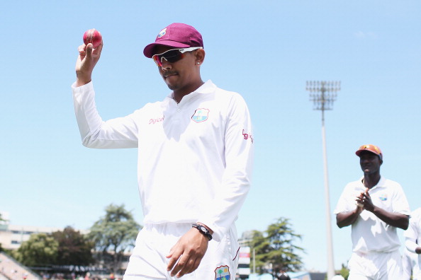 Sunil Narine of the West Indies