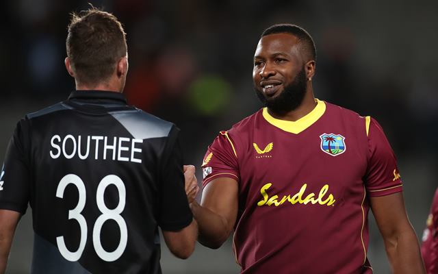 Tim Southee and Kieron Pollard