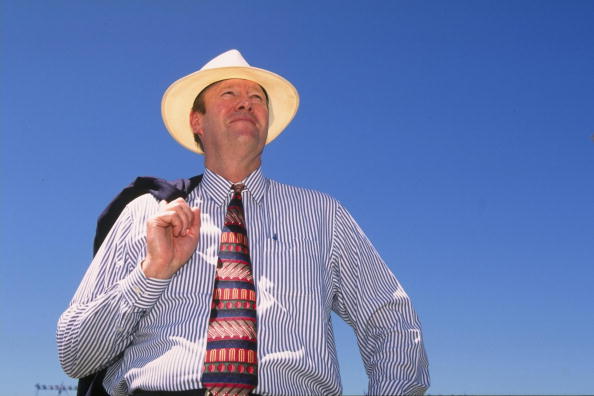 A portrait of Tony Greig