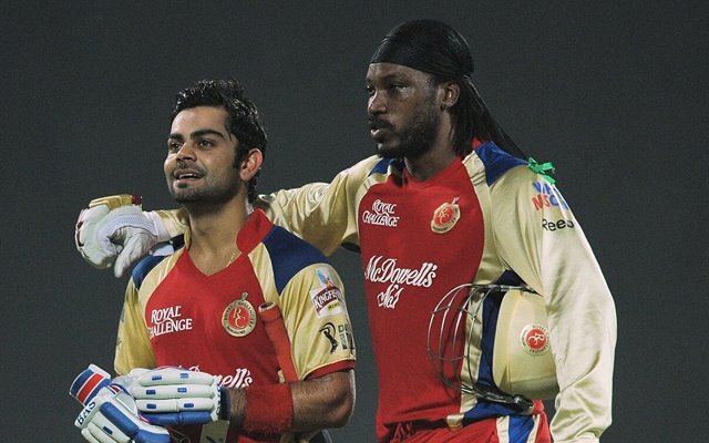 Virat Kohli and Chris Gayle