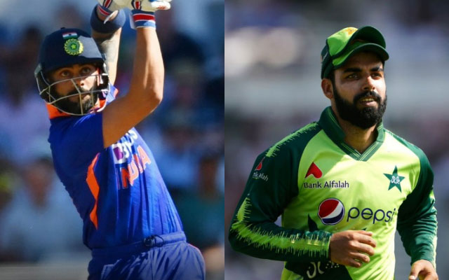 Virat Kohli and Shadab Khan