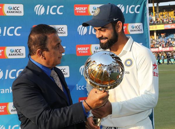 Virat Kohli Test mace India