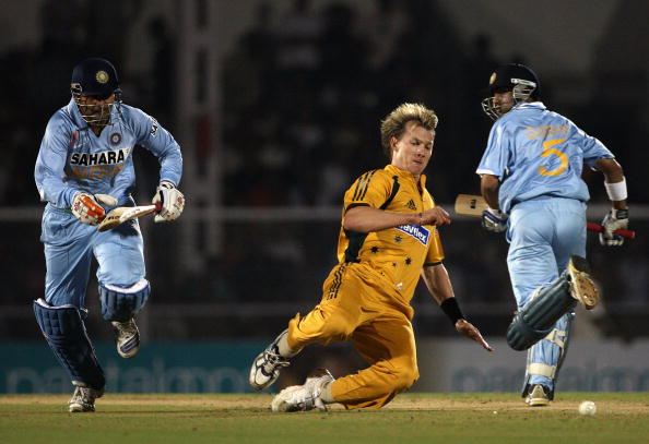 Virender Sehwag Gautam Gambhir India v Brett Lee Australia T20 2007