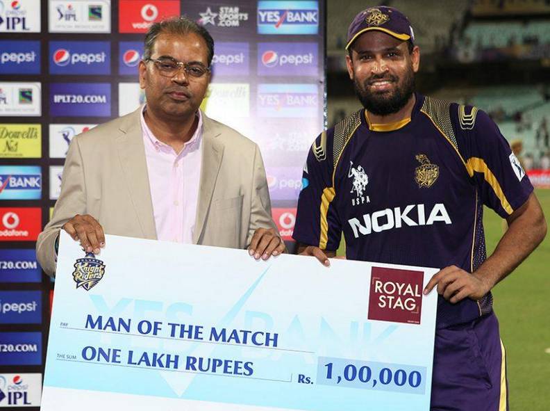 Yusuf Pathan Man Of The Match IPL