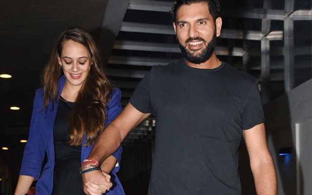 Yuvraj Singh uses a new filter to discover childhood looks of him and his  wife Hazel Keech; gives a hilarious caption