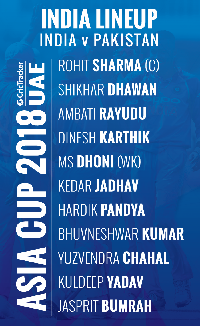playing-xi-INDIA-FOR-ASIA-CUP-2018-MATCH-BETWEEN-PAKISTAN-VS-INDIA